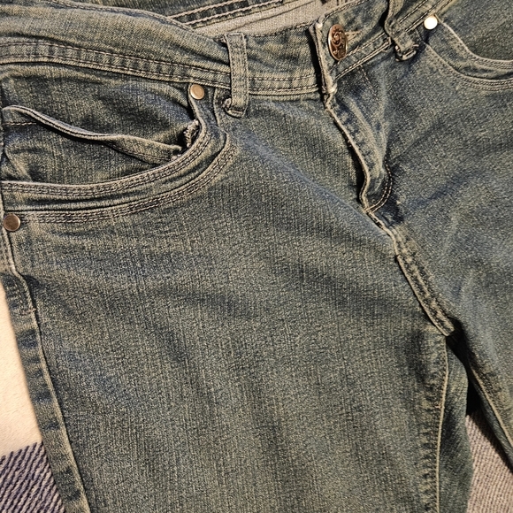 I.Q. & Co. Denim Womens Straight Leg Blue Jeans Size 10 - Picture 3 of 9